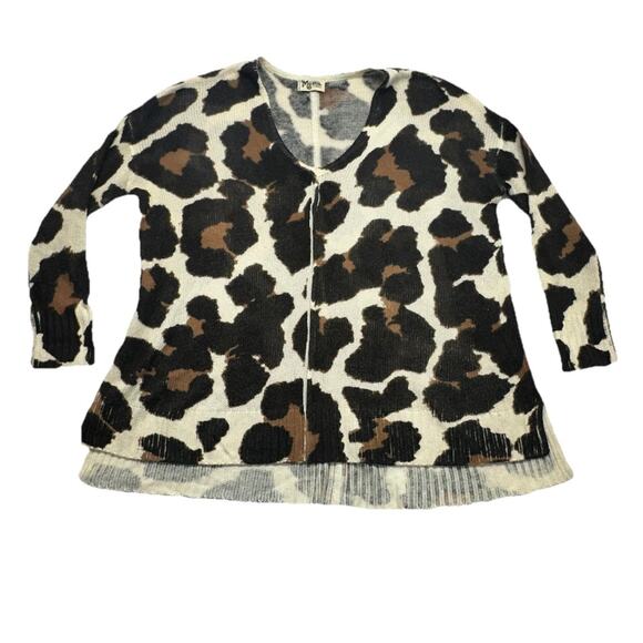 Show Me Your Mumu Hug Me Sweater Wildcat Knit Size X Small Oversized - Picture 3 of 11